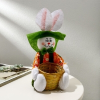 Подставка для цветов, на 1 горшок, d = 8 см, h = 9 см, МИКС, &laquo;Заяц&raquo;, Greengo