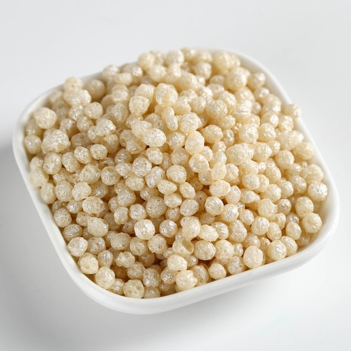 Рисовые шарики блестящие &laquo;Серебристые&raquo; для капкейков и тортов, 25 г.