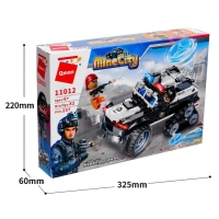 Конструктор Полиция «Штурмовой вездеход», 2 минифигуры и 237 деталей Конструктор Полиция «Штурмовой вездеход», 2 минифигуры и 237 деталей