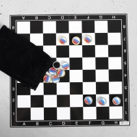 Нарды в мешочке с полем &laquo;Президент&raquo;, 13 х 20 см