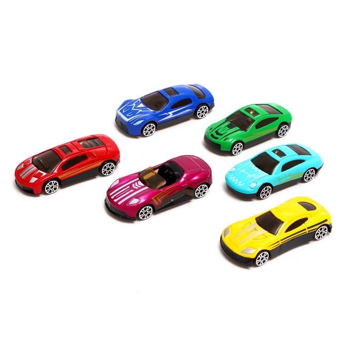 Игровой набор «Город», кейс, 6 металлических машинок Игровой набор «Город», кейс, 6 металлических машинок