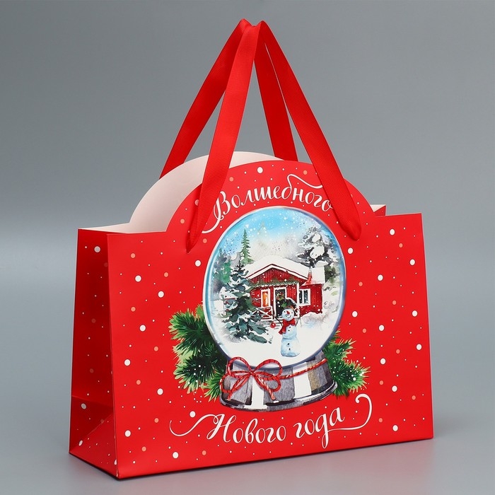 Пакет подарочный новогодний &laquo;Волшебного Нового Года&raquo;, 30 х 19,7 х 10 см, Новый год