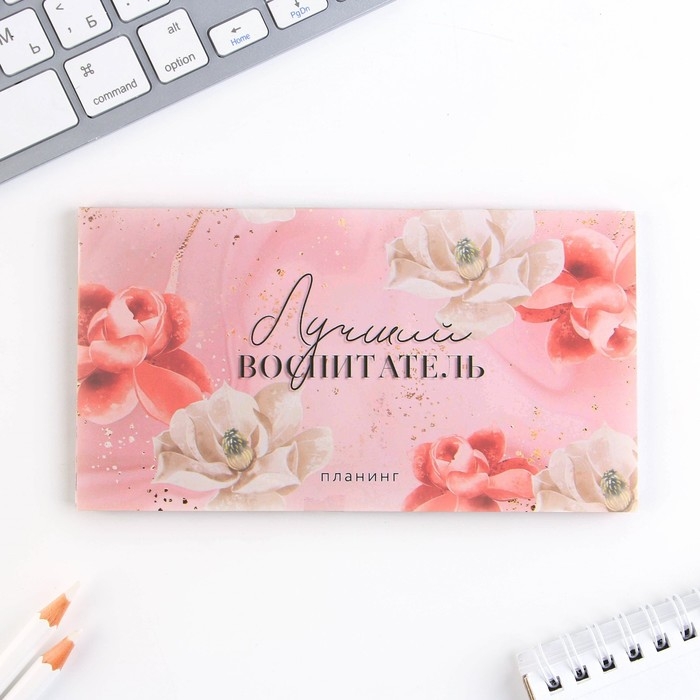 Подарочный набор &laquo;Воспитателю: Воспитатель&raquo;: планинг 50 листов, ежедневник А5, 80 листов, ручка, термостакан