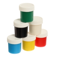 Краски пальчиковые набор 6 цветов x 20 мл Calligrata, для детей от 1 года Краски пальчиковые набор 6 цветов x 20 мл Calligrata, для детей от 1 года