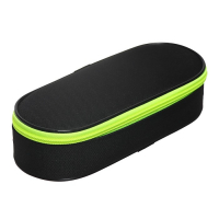 Пенал-футляр 85 х 210 х 50 мм с откидной планкой, мягкий, текстильный, Оникс, ПМК 24-42 Black, чёрный/ярко-салатовый Пенал-футляр 85 х 210 х 50 мм с откидной планкой, мягкий, текстильный, Оникс, ПМК 24-42 Black, чёрный/ярко-салатовый