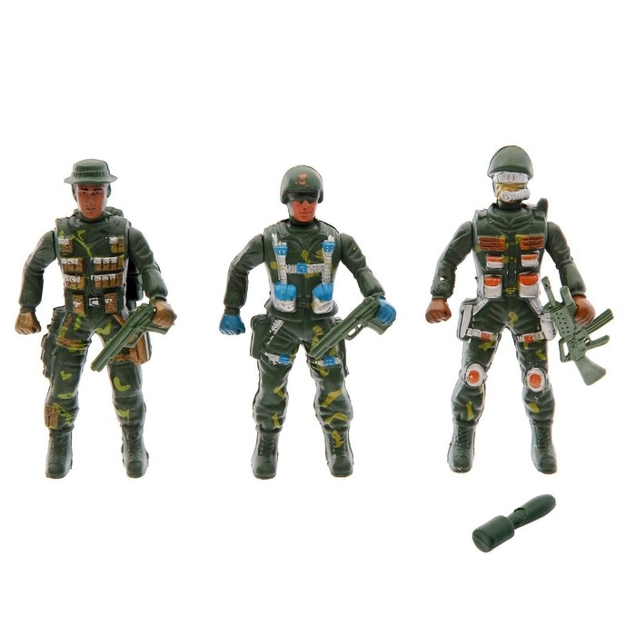 Набор солдатиков «Спецназ», 3 шт. Набор солдатиков «Спецназ», 3 шт.