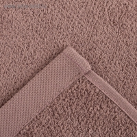 Полотенце махровое Этель &laquo;Терри&raquo; 50x90 см, коричневый