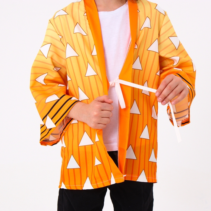 Карнавальное хаори &laquo;Демонический клинок&raquo;, рост 98-152 см, цвет жёлтый