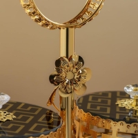 Подставка для десертов и фруктов &laquo;Севилья&raquo;, 32&times;14&times;31 см, цвет металла золотой