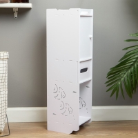 Пенал для ванной комнаты, напольный, 20 х 24 х 80 см, пластик