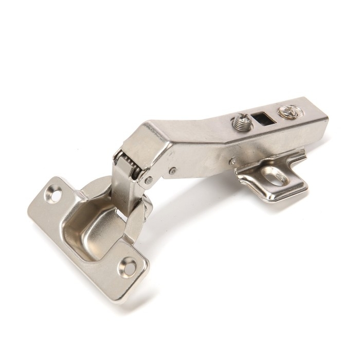 Петля мебельная накладная 45 градусов ТУНДРА, с доводчиком Петля мебельная накладная 45 градусов ТУНДРА, с доводчиком