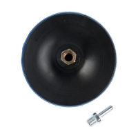 Насадка с липучкой для дрели и УШМ ТУНДРА, М14, с адаптером, твердая, 150 мм Насадка с липучкой для дрели и УШМ ТУНДРА, М14, с адаптером, твердая, 150 мм