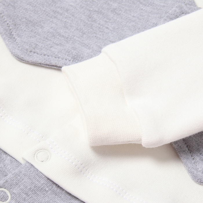 Комбинезон детский, цвет серый, рост 68 см