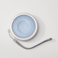 Стакан силиконовый складной с крышкой Доляна &laquo;Айли&raquo;, 180 мл, 9&times;8,5&times;9 см, цвет МИКС