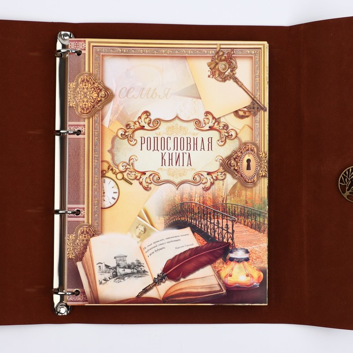 Родословная книга «Наш род», 56 листов, бордо, 35 х 23,5 см Родословная книга «Наш род», 56 листов, бордо, 35 х 23,5 см