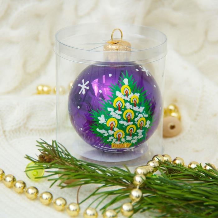 Шар "Новогодний " d-6 см, микс