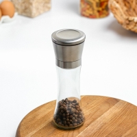 Мельница для специй Magistro Oracle, 19 см, керамический механизм, цвет серебристый Мельница для специй Magistro Oracle, 19 см, керамический механизм, цвет серебристый