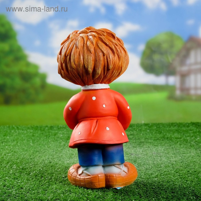 Садовая фигура Садовая фигура "Домовичок Счастья" 11х13х28см