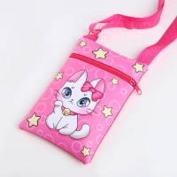 Подарочный набор для девочки &laquo;Кошечка с бантиком&raquo; с сумочкой, карандашами и раскраской