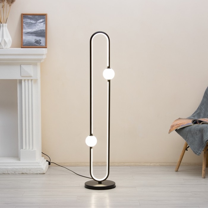 Торшер Торшер "Арис" LED 96Вт черный 25х25х130 см