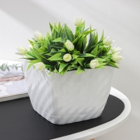 Горшок с поддоном &laquo;Классика&raquo;, 2 л, белый