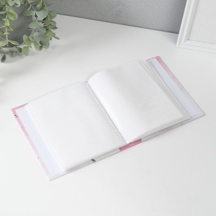 Фотоальбом на 40 фото 10х15 см "Розовые гардении" в коробке 17х14х4,5 см