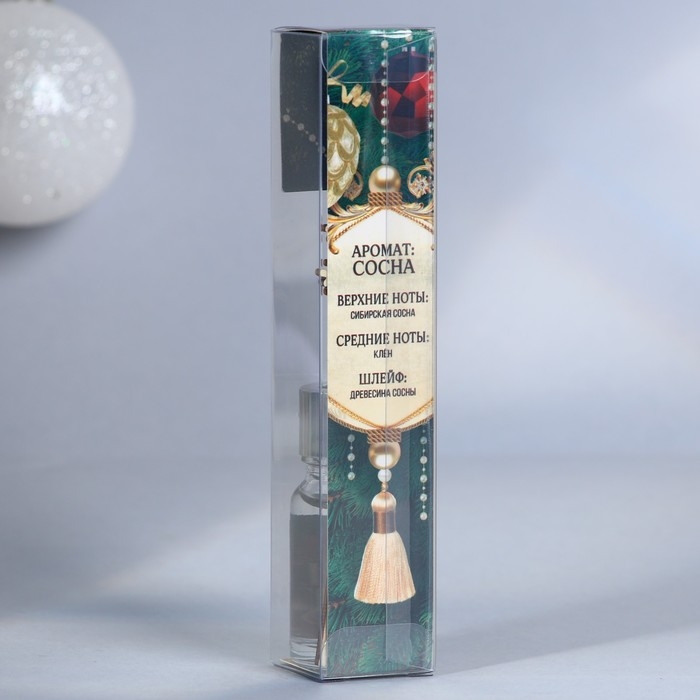 Новый год! Диффузор ароматический палочки &laquo;Новогодняя коллекция: Ярких моментов&raquo;, сосна, 10 мл