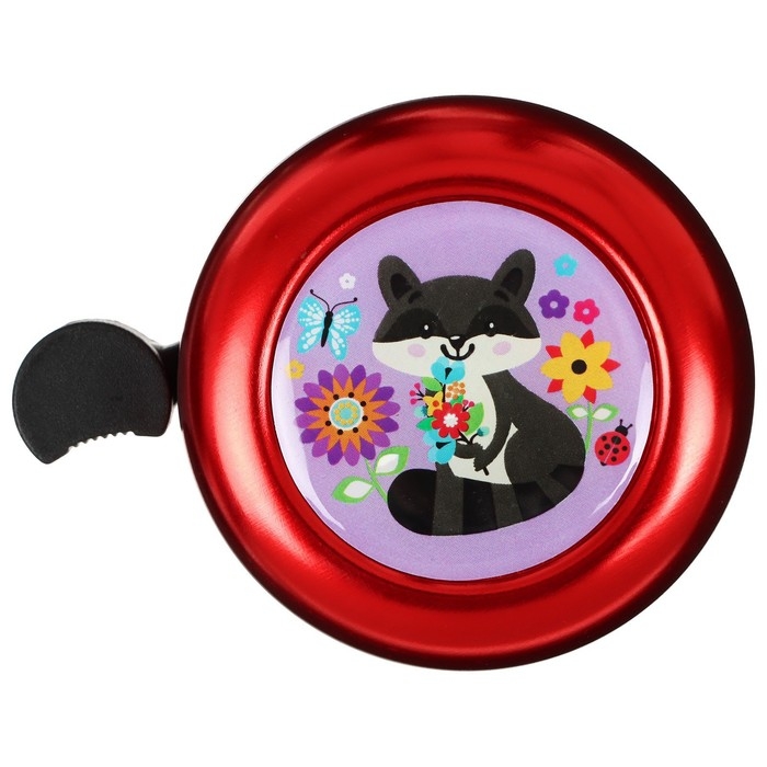 Звонок велосипедный GRAFFITI «Енотик» Звонок велосипедный GRAFFITI «Енотик»