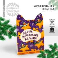Новый год!Жевательная резинка &laquo;Новый год: Жвачка исполнения желаний&raquo;, вкус: тутти-фрутти, 50 г.