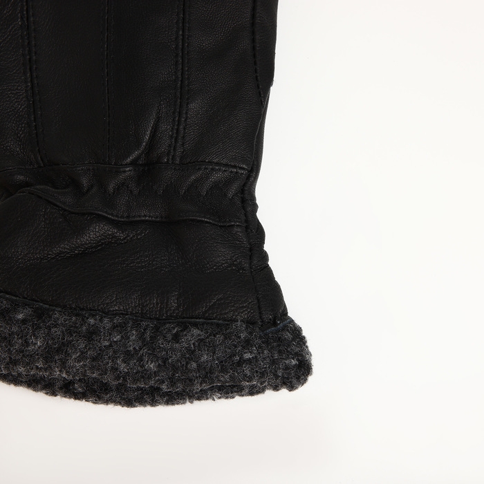 Перчатки мужские, размер XL, с утеплителем, цвет чёрный Перчатки мужские, размер XL, с утеплителем, цвет чёрный