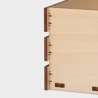 Подставка - органайзер деревянный для хранения Доляна &laquo;Рейки&raquo;, 20&times;14&times;7,7 см