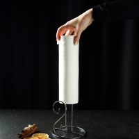 Держатель для бумажных полотенец Доляна, 13,4&times;13, 4&times;28 см, цвет хром