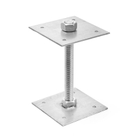 Анкер ЛОМ, регулируемый по высоте, оцинкованный, М20х200х120 мм Анкер ЛОМ, регулируемый по высоте, оцинкованный, М20х200х120 мм