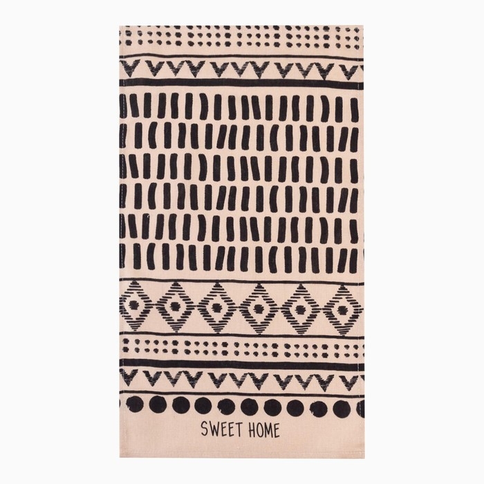 Набор кухонных полотенец Доляна LOVE ETHNIC 35х60см-2шт, 100% хлопок