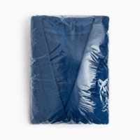 Халат махровый мужской &laquo;Глава семьи&raquo;, размер 52-54, цвет синий