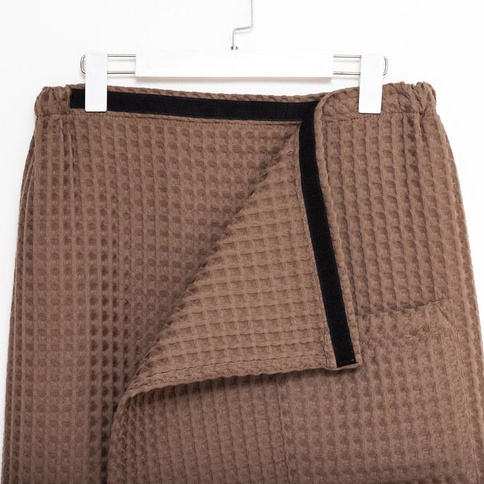 Килт вафельный банный Этель «Boho» 75*145 см. цв. мокко, 100% хл, 290 г/м2 Килт вафельный банный Этель «Boho» 75*145 см. цв. мокко, 100% хл, 290 г/м2