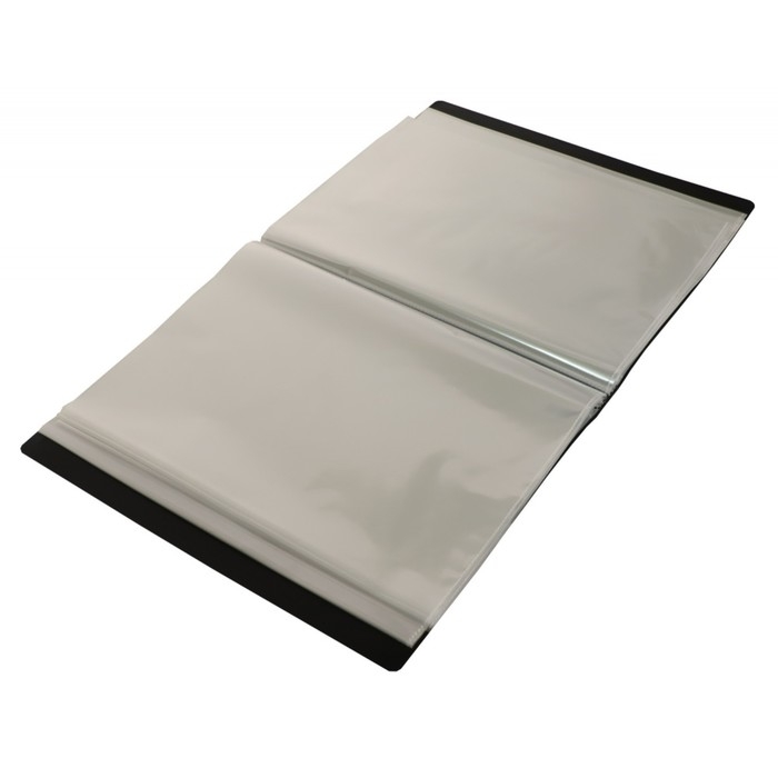 Папка c 80 вкладышами А4, 700 мкм, Calligrata DeLuxe, 40 мм, в коробке, чёрная Папка c 80 вкладышами А4, 700 мкм, Calligrata DeLuxe, 40 мм, в коробке, чёрная