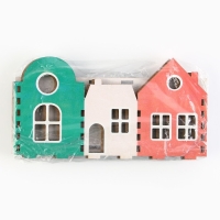Органайзер для канцелярии, тройной &laquo;Домик&raquo;