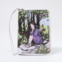 Кошелёк женский на молнии, цвет разноцветный