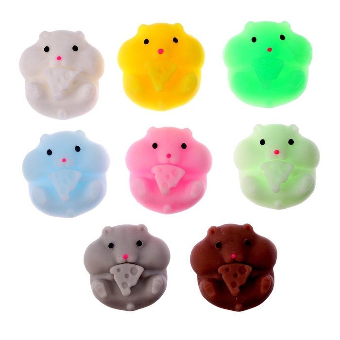 Мялка-антистресс «Хомяк», цвета МИКС Мялка-антистресс «Хомяк», цвета МИКС