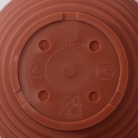 Горшок с подставкой &laquo;Алиса&raquo;, 0,5 л, цвет терракот