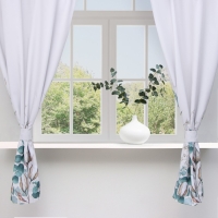 Комплект штор д/кухни с подхватами Этель "Cotton" 145х180см-2 шт., 100% п/э Комплект штор д/кухни с подхватами Этель "Cotton" 145х180см-2 шт., 100% п/э