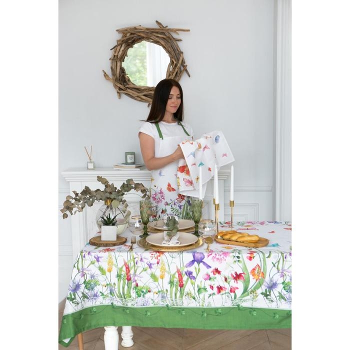 Полотенце "Этель" Бабочки 40х73 см, 100% хлопок, саржа 190 гр/м2