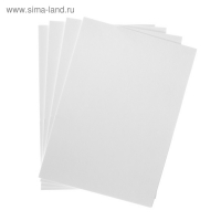 Бумага для рисования А4, 50 листов, тиснение "лён", 200 г/м&sup2;