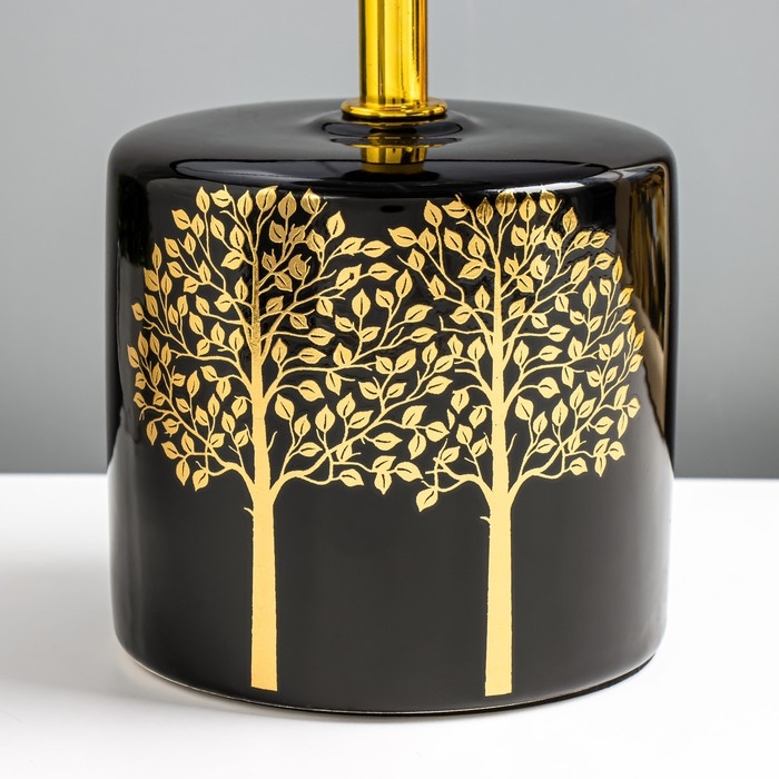 Настольная лампа "Дуо арбор" E14 40Вт черный  15х15х28 см RISALUX