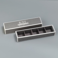 Коробка для конфет, кондитерская упаковка, 5 ячеек, &laquo;Для тебя!&raquo;, 5 х 21 х 3.3 см