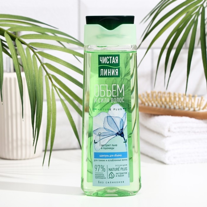 Шампунь для волос Чистая линия Шампунь для волос Чистая линия "Объём и сила" на отваре целебных трав, 250 мл