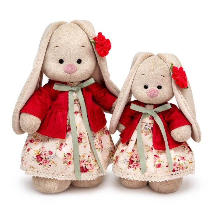 Мягкая игрушка &laquo;Зайка Ми в платье и вельветовом жакете малый&raquo;, 25 см