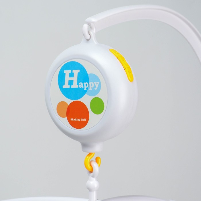 Мобиль музыкальный на кроватку &laquo;Облака. Машинки&raquo;, работает от батареек, Крошка Я