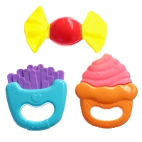 Набор погремушек &laquo;Наш малыш&raquo; с эластичными элементами, 3 шт., Крошка Я